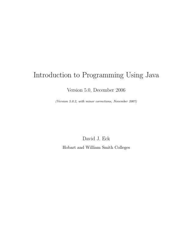Introduction to Programming