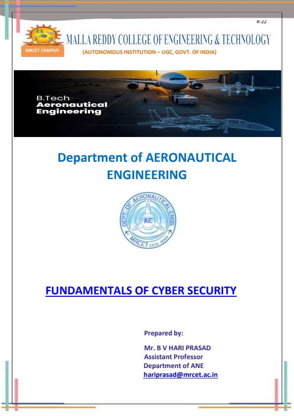 Cybersecurity Fundamentals